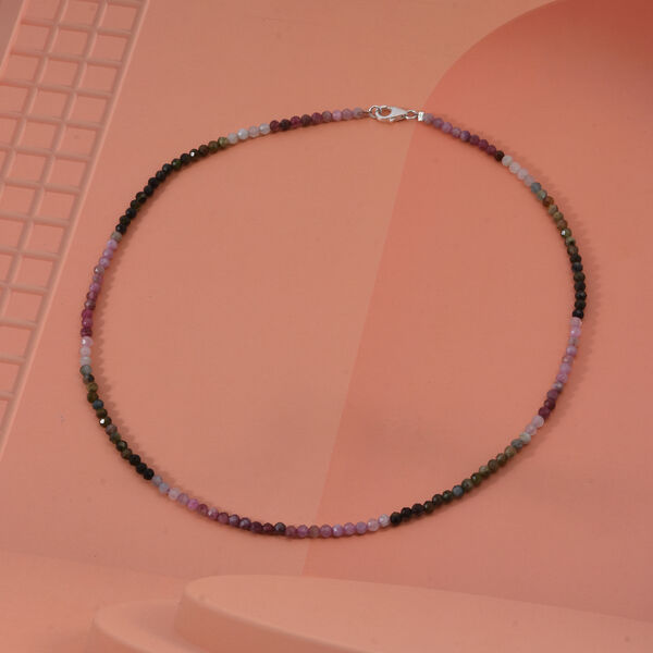 Multi-Turmalin 45cm Halskette - 50 ct. image number 1