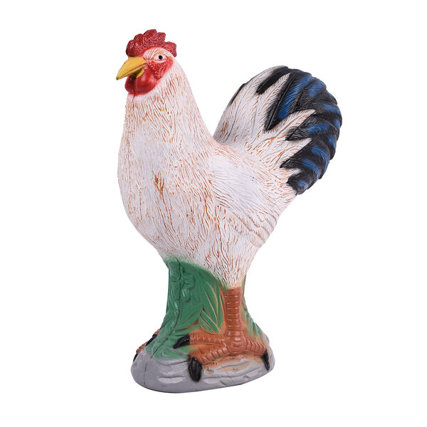 Huhn Gartendekoration, Schwarz und Wei&szlig;