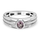 AA Natürlicher Tansanischer Lavendel-Spinell Ringe 925 Silber platiniert (Größe 19.00) ca. 0.43 ct