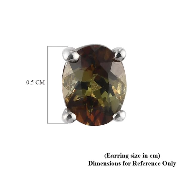 AA Andalusit Ohrringe 925 Silber Platin-Überlagerung ca. 0,69 ct image number 4