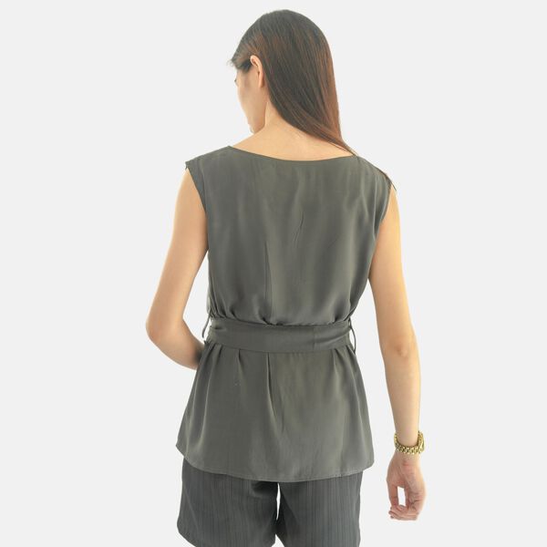 Frauen Sleeve Top, Grau, Gr&ouml;&szlig;e 36 image number 5