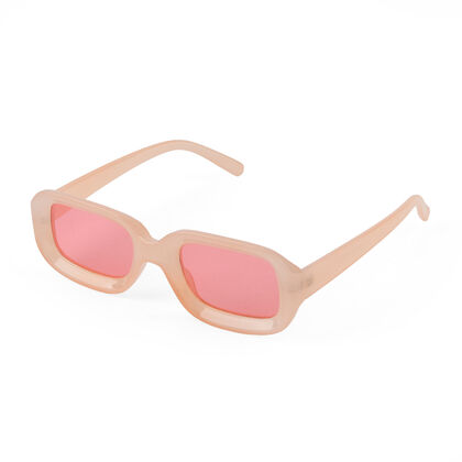 LA MAREY Sonnenbrille mit UV400 Schutz, polarisierte TAC-Gl&auml;ser, PC-Rahmen, 15 x 15 cm, Rosa