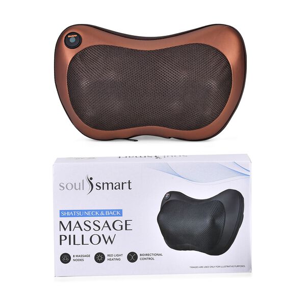 Shiatsu Massagekissen mit Heizfunktion, Braun image number 6