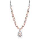D’joy AA Natrolith Halskette ca. 45 cm 925 Silber rhodiniert ca. 26,39 ct.