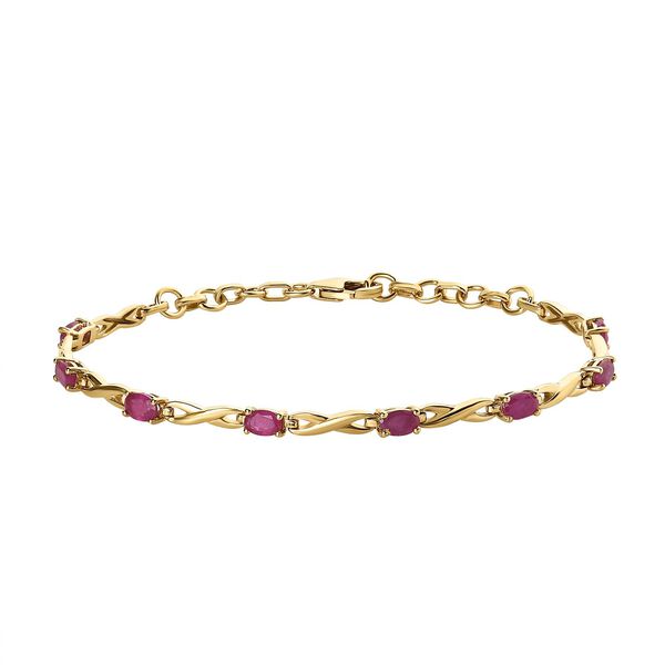 Afrikanisches Rubin-Armband , 19cm - 2,80 ct.