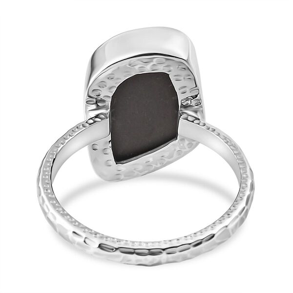 Ammolit Ring, 925 Silber rhodiniert, (Größe 20.00) ca. 6.66 ct image number 6