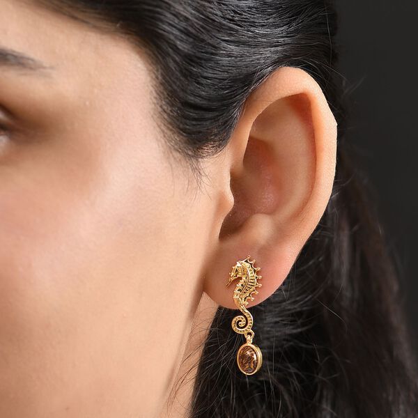 EverTrue Skript Stein Ohrringe - 1,64 ct. image number 3