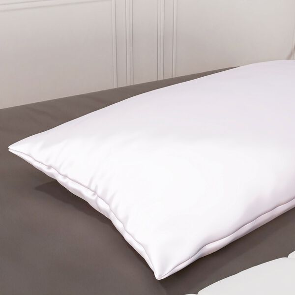 Serenity Night 100% Maulbeerseide Sommerseidendecke mit Seidenf&uuml;llung, Daunenkissen und Seidenkissenbezug, Elfenbein image number 9