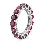 Rhodolith Granat-Ring, 925 Silber platiniert  ca. 5,63 ct image number 4