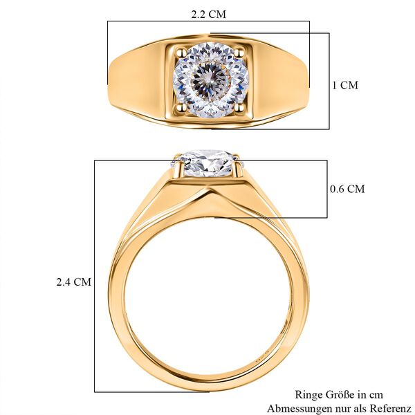 Moissanit Ring - 1,44 ct. image number 5