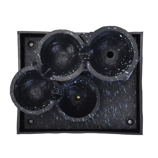 Mini Wasserbrunnen 4-stufig, 2xAA Batterie (nicht inkl.), Gr&ouml;&szlig;e 11x9x17 cm image number 7