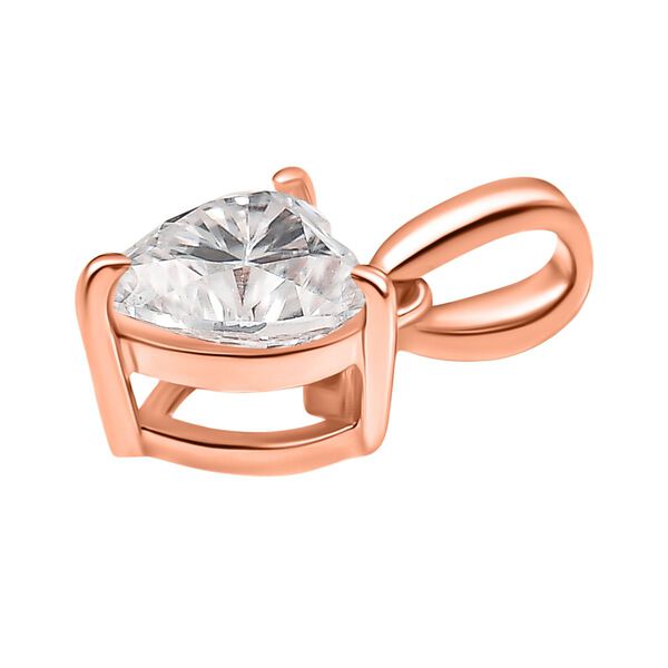 D&rsquo;Joy Moissanit Schmuckset, 925 Silber 750 Ros&eacute;gold Vermeil - 1,46 ct. image number 7