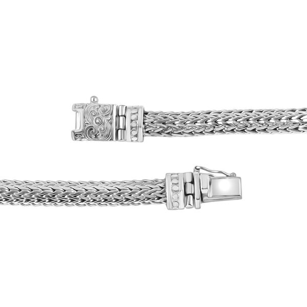 D'Joy Royal Bali EXTREM SELTEN - Nat&uuml;rlicher Olmek Jadeit Armband ca. 19 cm 925 Silber ca. 29.51 ct image number 5