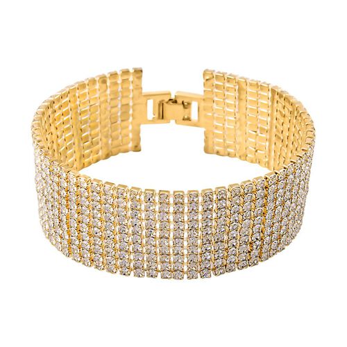 Kristall-Armband in Goldton image number 0