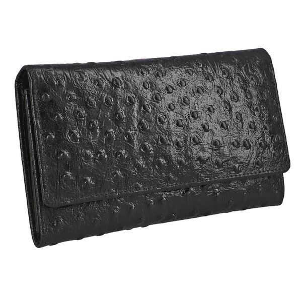 Leder Brieftasche, schwarz image number 4