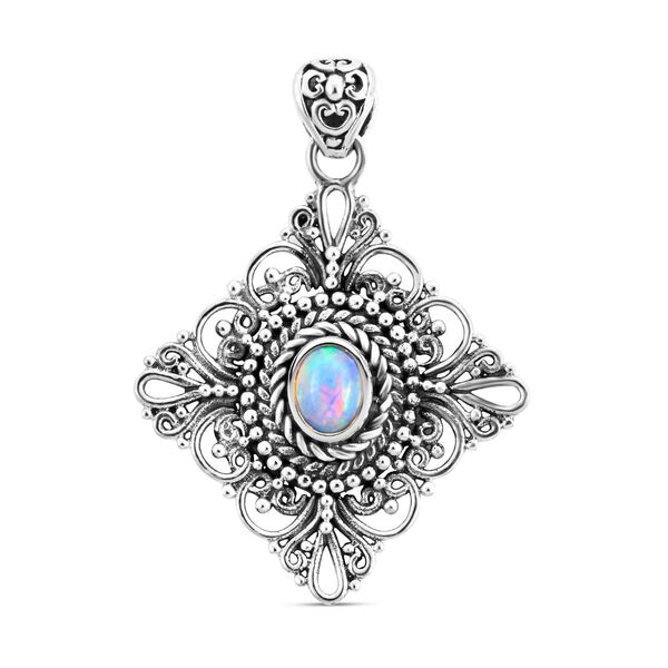 Royal Bali Kollektion - nat&uuml;rlicher, &auml;thiopischer Opal-Anh&auml;nger - 0,75 ct.