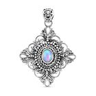 Royal Bali Kollektion - Natürlicher, äthiopischer Opal-Anhänger, 925 Silber ca. 0.75 ct