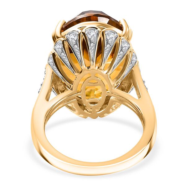 Afrikanischer Amethyst und Zirkon Ring - 20,97 ct. image number 6