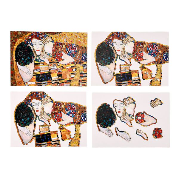 LIVMORE 3D DIY Bilderrahmen Bastelset K&uuml;nstleratelier Motiv 22 x 13 x 17 cm Gelb image number 6