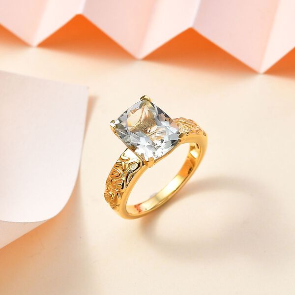 AA Prasiolith Ring - 3,85 ct. image number 2