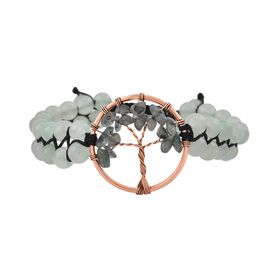 Grünes Aventurin Armband, ca. 15.25 cm, Messing  ca. 69.00 ct