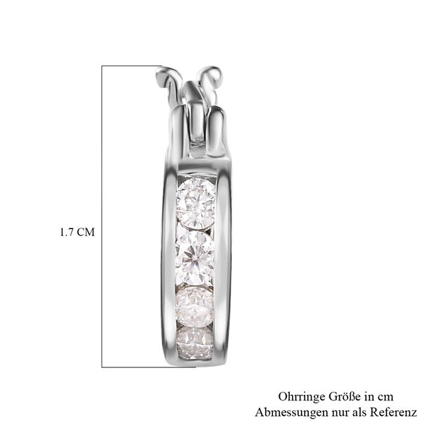 Moissanit Ohrringe - 1,02 ct. image number 5