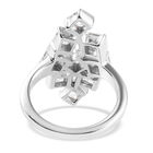 LUSTRO STELLA - feinster Zirkonia-Ring, 925 Silber platiniert image number 5
