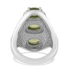 Natürlicher Peridot Ring Edelstahl  ca. 2,39 ct image number 4