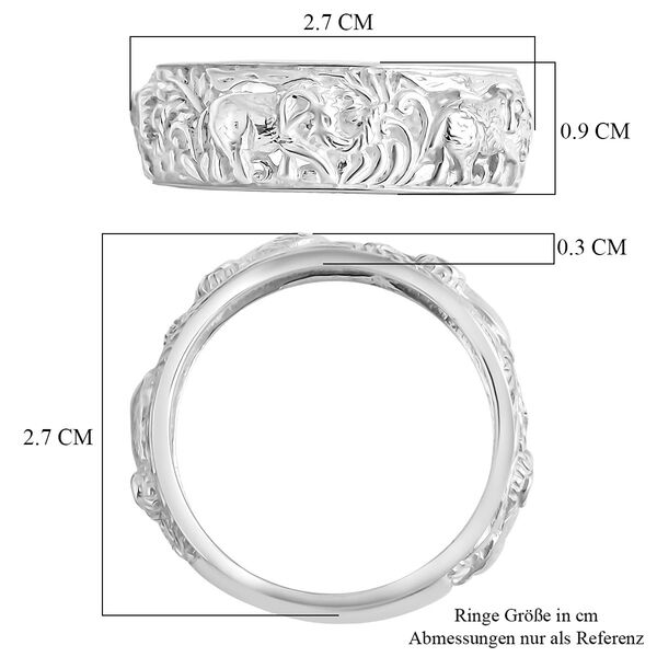 Royal Bali D'Joy Ring mit Elefantenmotiven image number 5