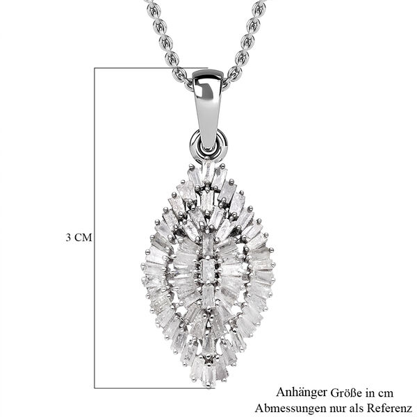 Diamant Anh&auml;nger mit 45cm Kette - 1 ct. image number 6