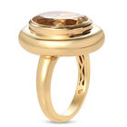 Citrin Ring 925 Silber vergoldet  ca. 5,40 ct image number 4