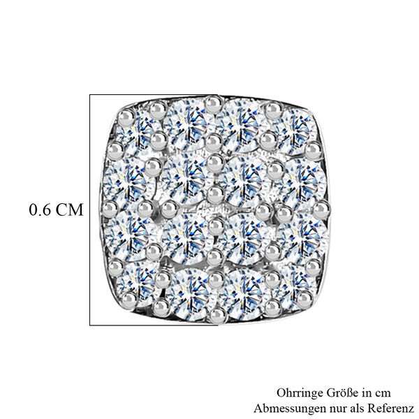 Moissanit Ohrringe - 0,38 ct. image number 5