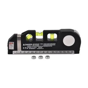 Vielseitiges Laser-Nivellierkit – Schwarz