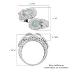 Royal Bali - Natürlicher, äthiopischer Welo Opal Ring, 925 Silber (Größe 16.00) ca. 1,20 ct image number 5