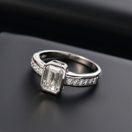 LUXURIANT DIAMOND - Lab Grown Diamant VS-EF IGI zertifiziert Ring 950 Platin (Größe 19.00) ca. 2.01 ct image number 1