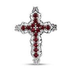 LUSTRO STELLA - österreichischer Licht Siam Kristall-Anhänger, Messing ca. 1,19 ct