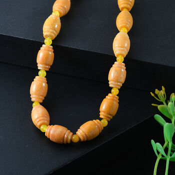 EverTrue gelbe Aventurin und gelbe Quarzit Halskette - 285 ct.