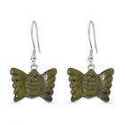 Unakite Ohrringe Reiner Edelstahl ca. 50,00 ct.