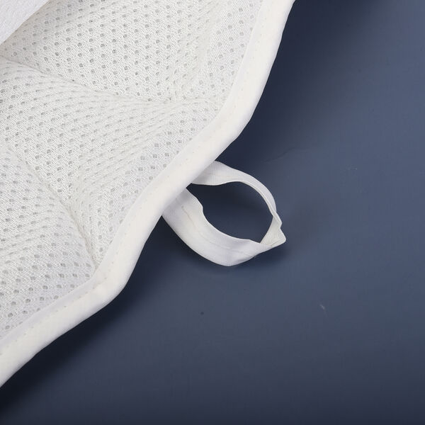 Ganzkörper Badewanne rutschfeste Matte mit Kissen, Größe 121x48 cm, Weiß image number 4