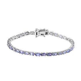 Tansanit Eternity Armband, 19cm - 8,28 ct.