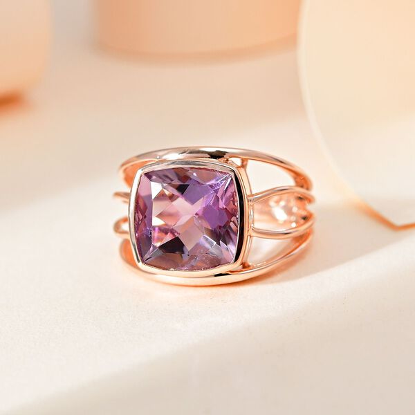 Rose De France Amethyst Ring - 5,15 ct. image number 2