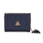 RFID-Geldbörse mit Zippverschluss, ca. 20x10x3cm, Marineblau
