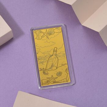 999er Gold-Barren mit Strandmotiven