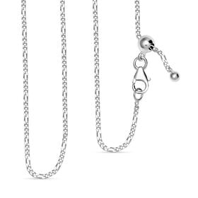 Figaro Kette in 925 Silber, 50 cm