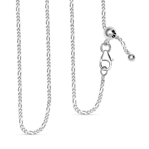 Figaro Kette in 925 Silber, 50 cm image number 0