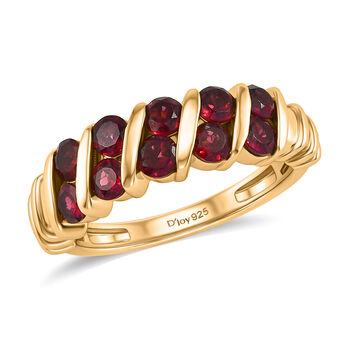 D'Joy AA nat&uuml;rlicher Rhodolith Granat Ring - 1,54 ct.