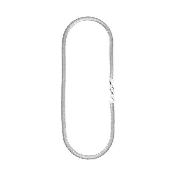 2er Set - Gliederkettendesign Armband und Halskette, Edelstahl, Silberfarben image number 4