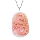 D'Joy Natürlicher Rosa Königsmuschel Perle Schmuckset ca. 50 cm 925 Silber rhodiniert ca. 90,00 ct.
