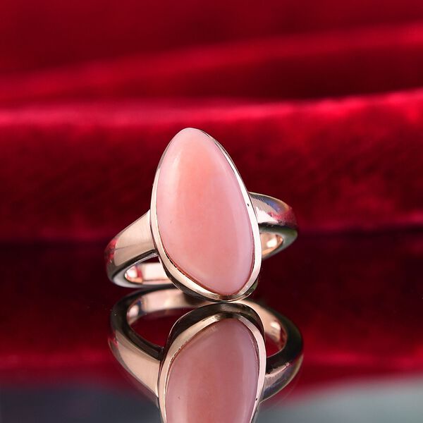 AA Vinicunca-Peruanischer Opal Ring, 925 Silber 750 rosévergoldet (Größe 20.00) ca. 6.26 ct image number 1