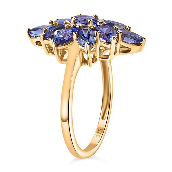 AAA Tansanit Ring, 375 Gold, (Größe 19.00) ca. 2.94 ct image number 7